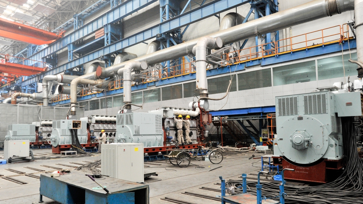 中船動(dòng)力有限公司 大缸徑柴油機(jī)及發(fā)電機(jī)組試驗(yàn)站、低速機(jī)試驗(yàn)臺(tái)位