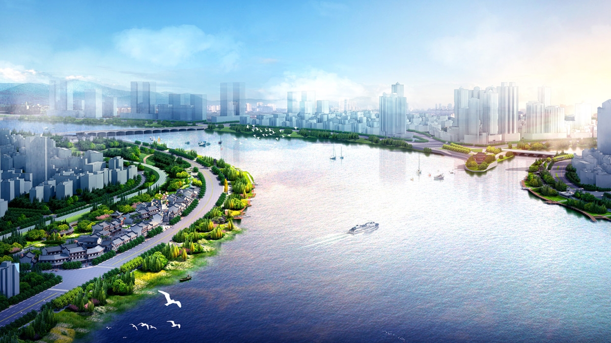 衡陽(yáng)市濱江新區(qū)耒水以南沿江風(fēng)光帶景觀、濕地公園、道路工程