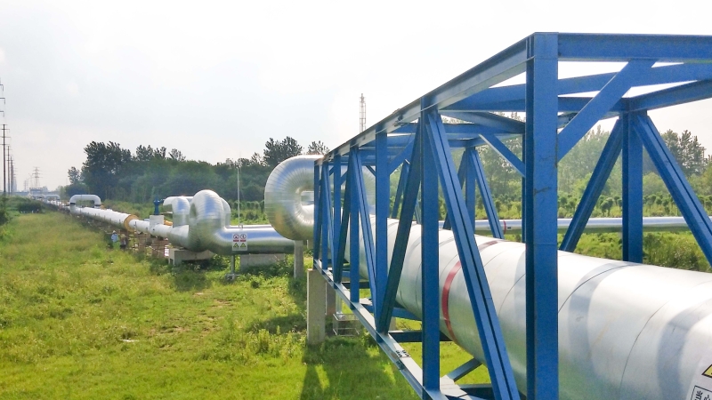 揚州市華電至實友化工、大連化工蒸汽管道工程